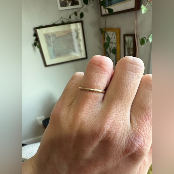 Vintage 14k Gold Band size 5 - Picture 5 of 7